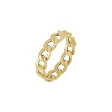 BONY LEVY Men's 14K Gold Link Ring, Main, color, 14K YELLOW GOLD