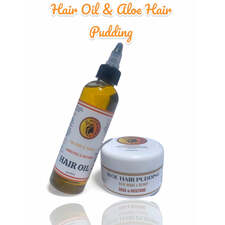 Buzzz Hair Oil &amp; Aloe Hair Pudding Combo