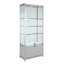 Buy Aluminium Glass Display Cabinet 1200X400X1980mm LM Code 99064