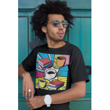 Graphic Tee's Men- Coffee and Books T-Shirt