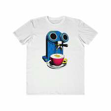 Graphic Tee's Men- Vibrant Coffee Machine T-Shirt