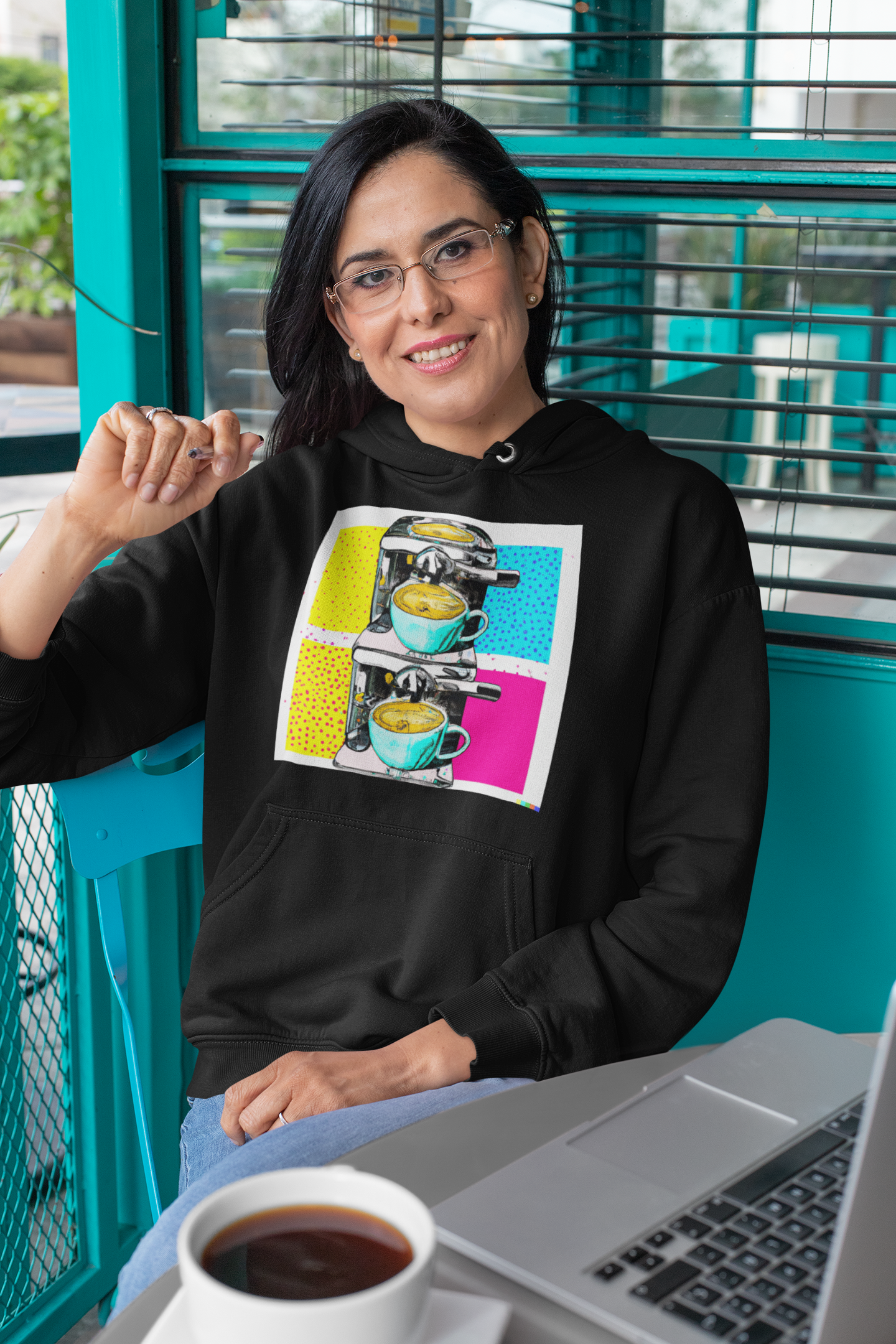"Soft Hoodies- Pop Art Coff...