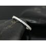 Mohma 14kt White Gold Scalloped Diamonds FULL Eternity Band