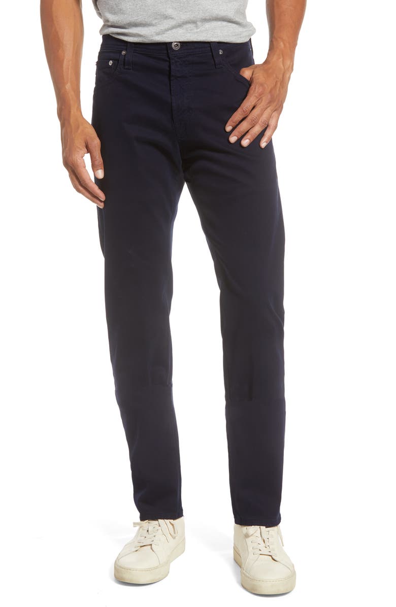 AG Tellis SUD Modern Slim Fit Stretch Twill Pants, Main, color, RICH NAVY