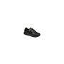 Men's Drew Shoe Surge Black Leather Shoe in Nubuck Black Mesh