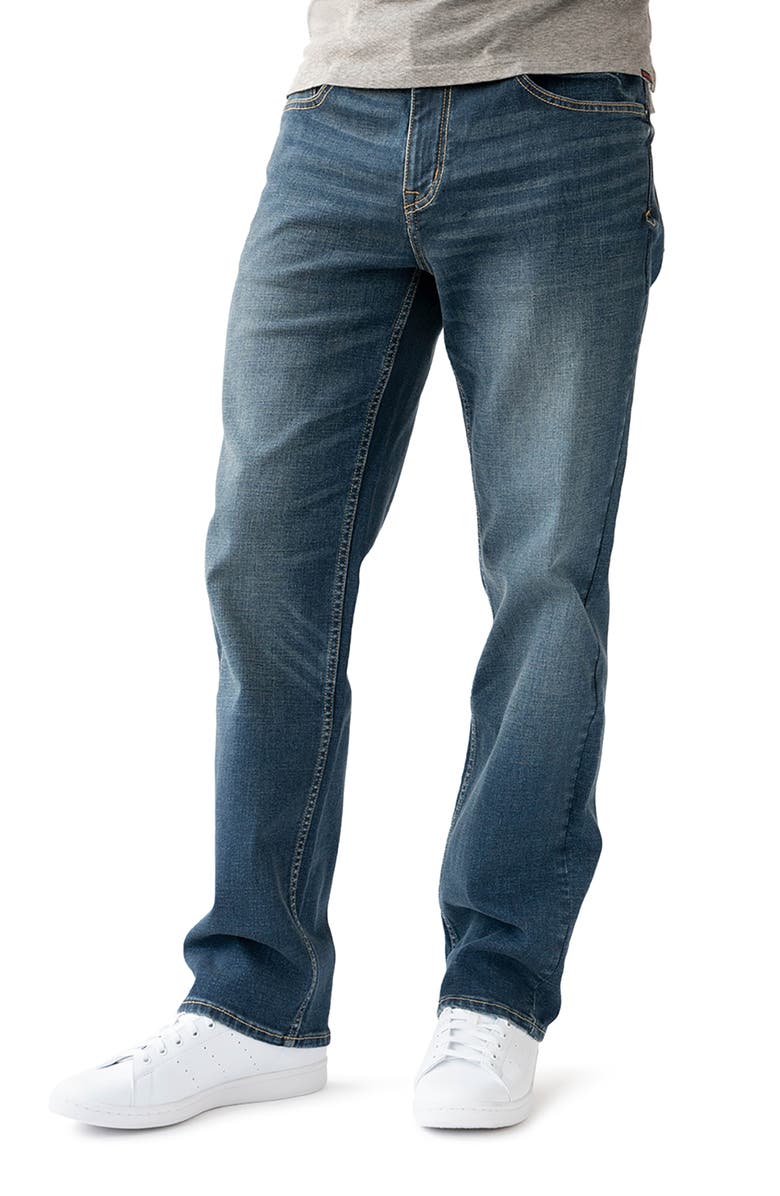 Relaxed Straight Leg Jeans, Main, color, BURKE
