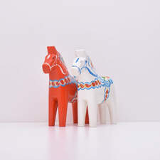 Set of 2, Dala horses from 1980s