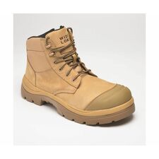 Get A Wide Load 690WZC Composite Safety Toe Zip 6-inch Wheat Work Boot