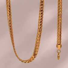 Classic Flat Cuban Chain Necklaces &amp; Bracelets Set