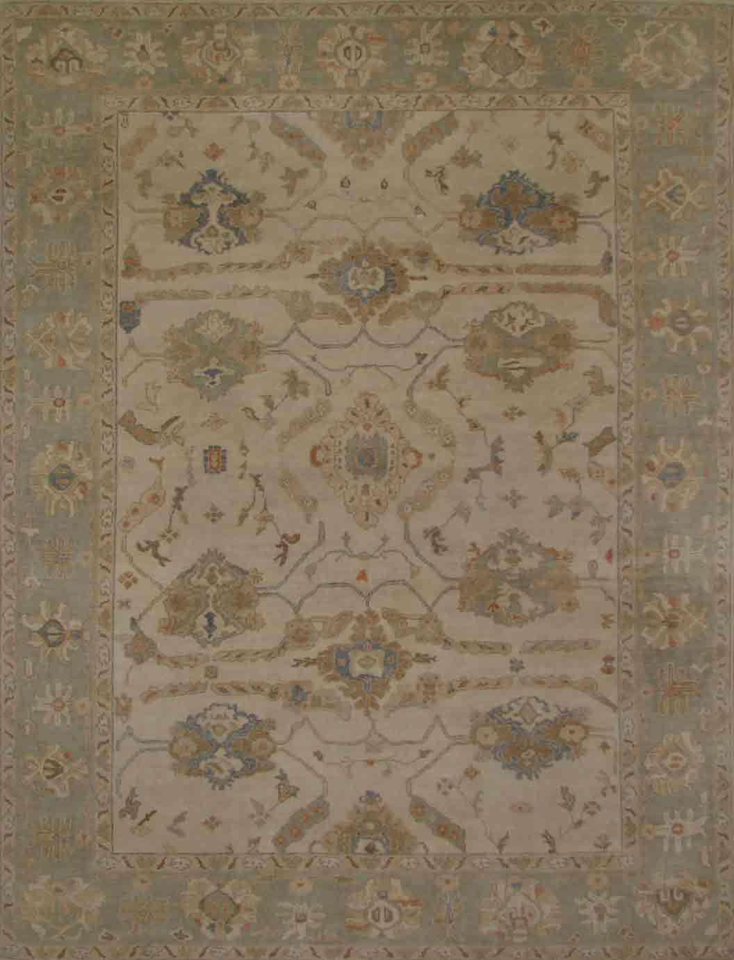 Buy F.T.KNOT ODR Exclusive Hand Knoted Oushak Rug at Oriental Designer Rugs