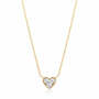 Aurelie Gi Sophie Diamond Heart Necklace