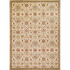 ANCIENT TIMES, Ivory - Beige, Nourison, Machine Made, Oushak Rugs or Ushak Rugs | Oriental Designer Rugs