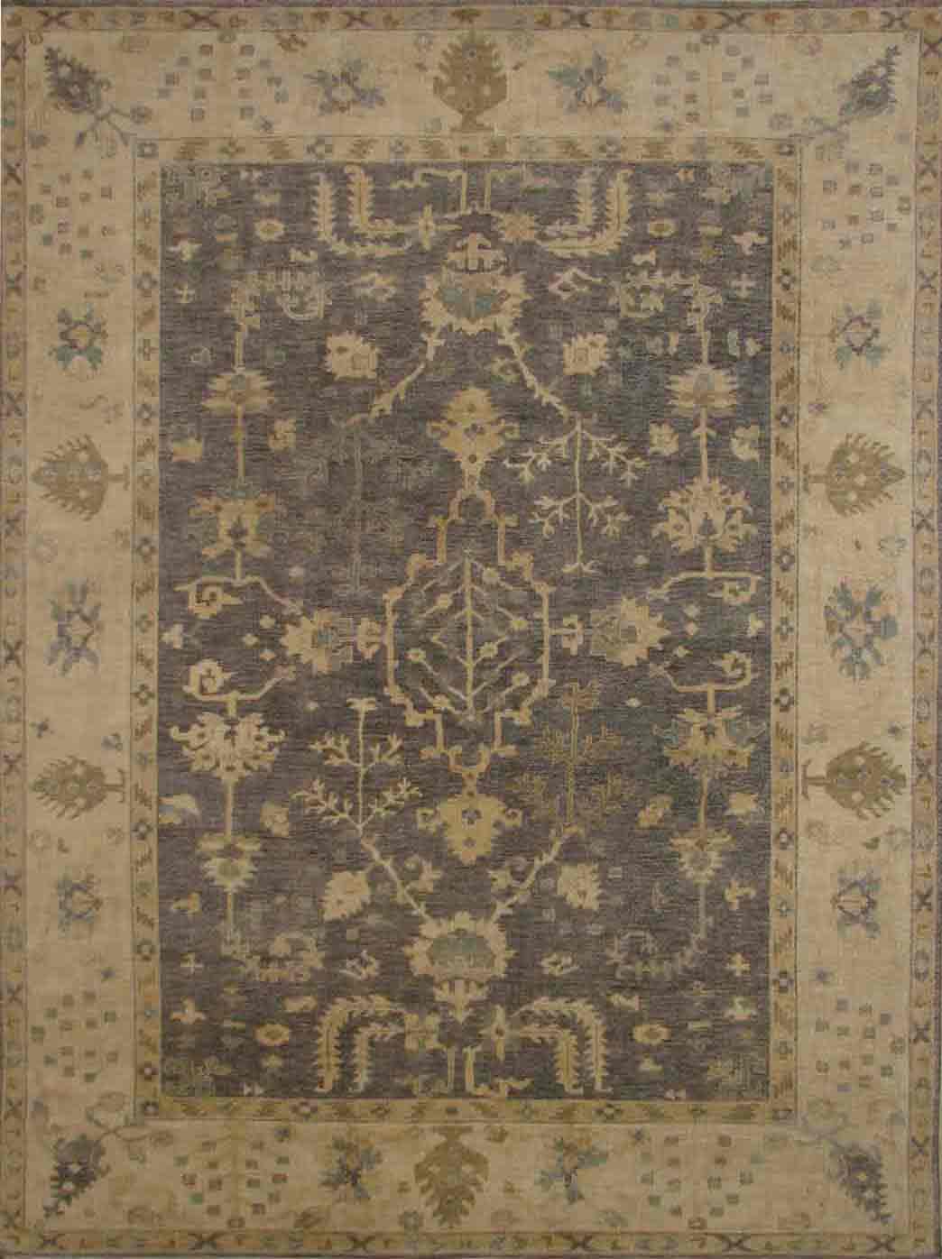 Buy F.T.KNOT ODR Exclusive Hand Knoted Oushak Rug at Oriental Designer Rugs