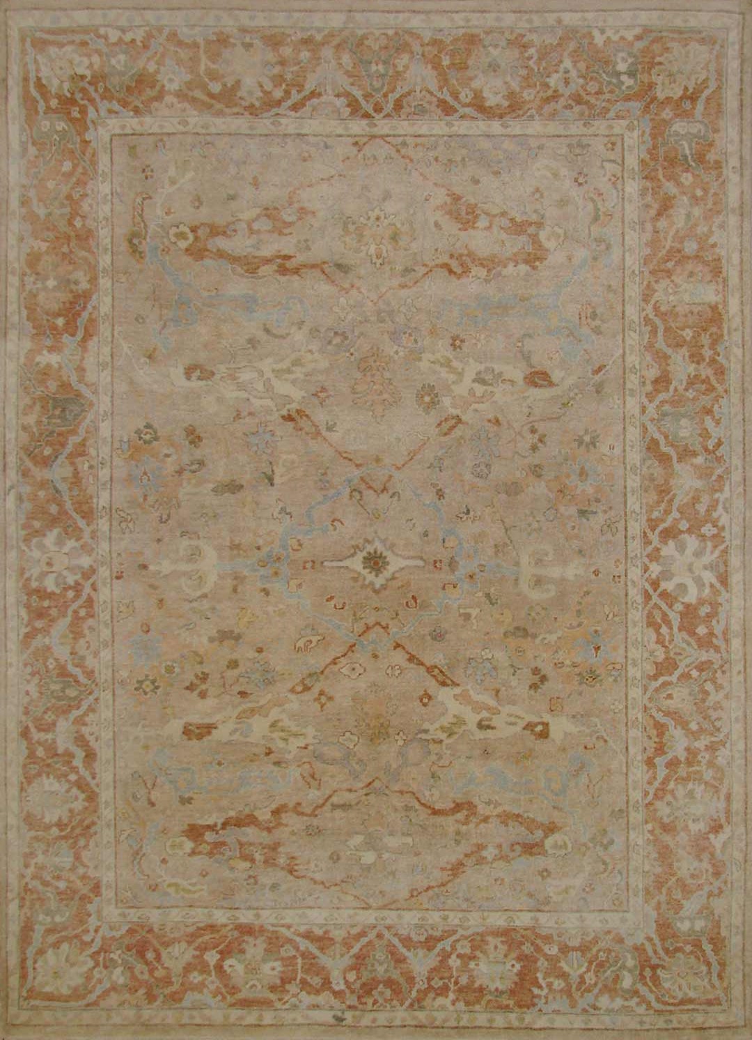 Buy F.T.KNOT Camel ODR Exclusive Hand Knoted Oushak Rug at Oriental Designer Rugs