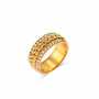 Luxury Zircon Gold Twist Br...