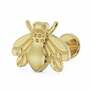 Bee 14K Gold Flat Back Earring