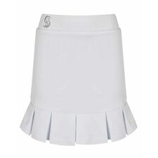 White Tennis Skirt with Matching Underpants