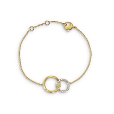Marco Bicego 18k Yellow Gold &amp; Diamond Link Bracelet