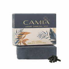 CAMIA Handmade Cold Processed Organic Charcoal Soap