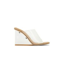Jeffrey Campbell Acetate Wedge Sandal in Clear | REVOLVE
