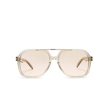 Image 1 of Saint Laurent Acetate Optical Eyeglasses in Transparent Cream &amp; Light Gold