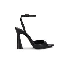 Steve Madden Beki Heel in Black Leather | REVOLVE