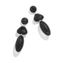 BaubleBar Raquel Crystal Embellished Drop Earrings, Main, color, BLACK