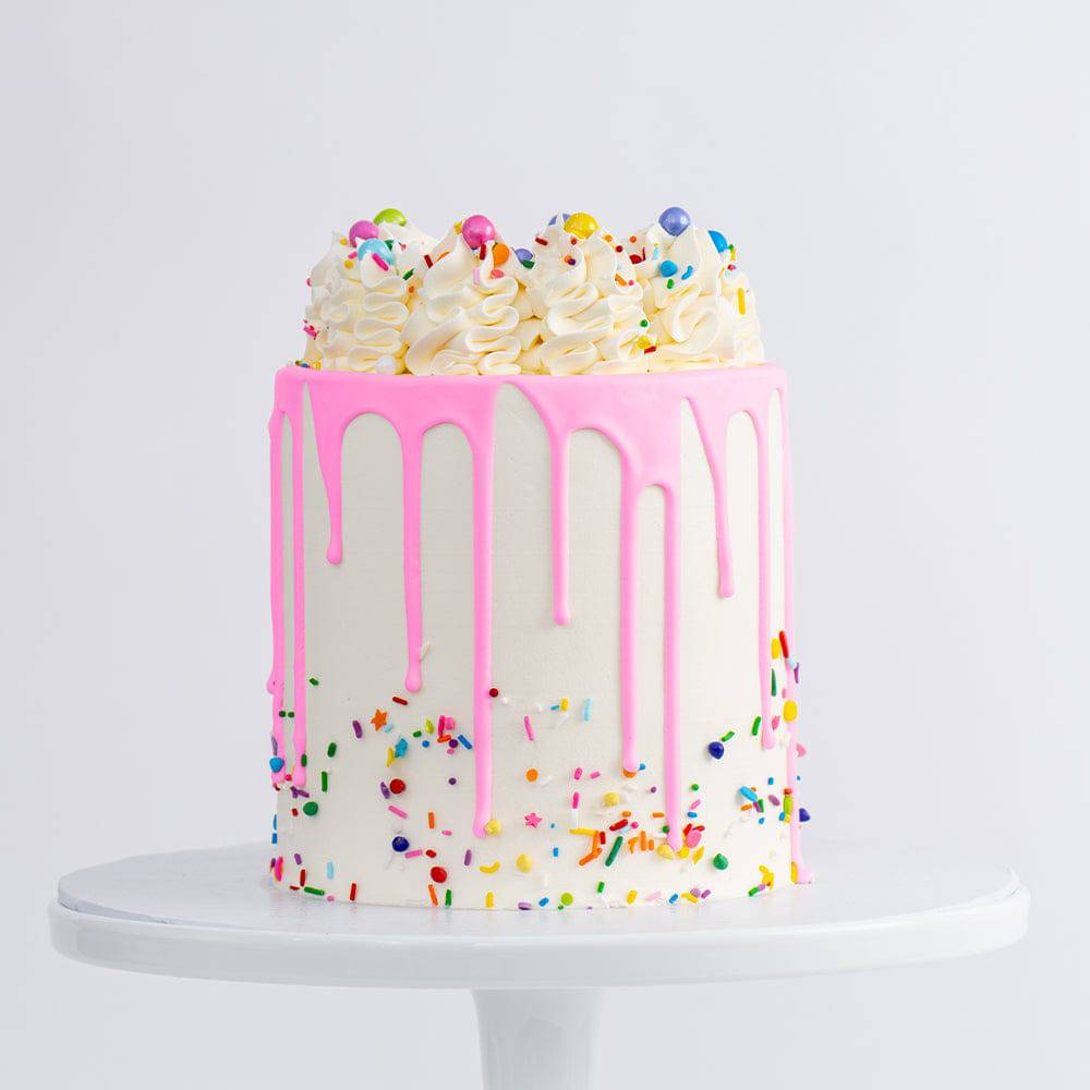 Confetti Birthday Drip Cake...