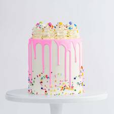 Confetti Birthday Drip Cake | Choose Your Color