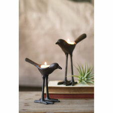 7'' H Iron Tabletop Tealight Holder