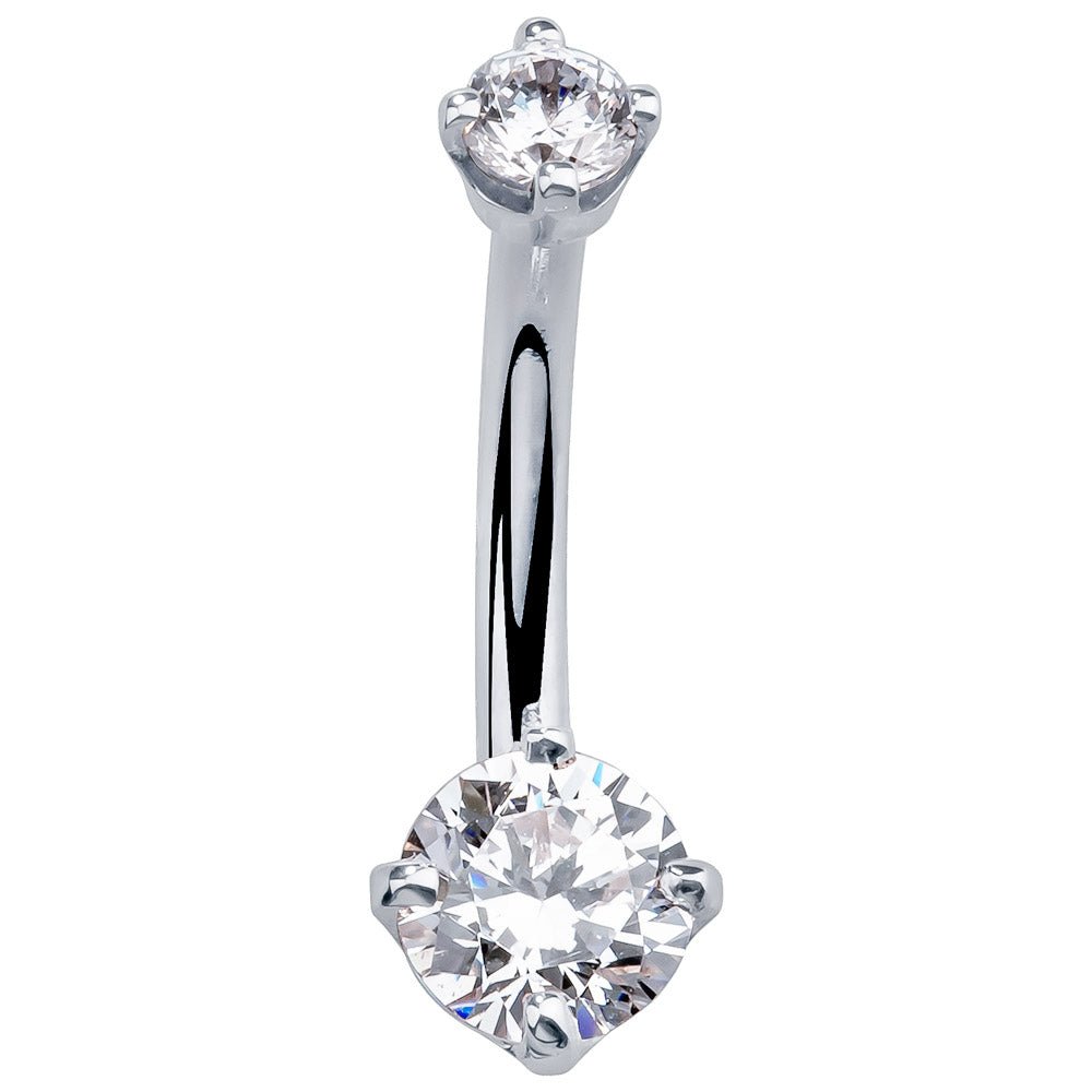 Petite Cubic Zirconia 14K G...