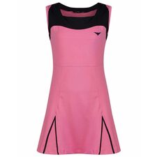 Black And Pink Girls A-Line Tennis Dress