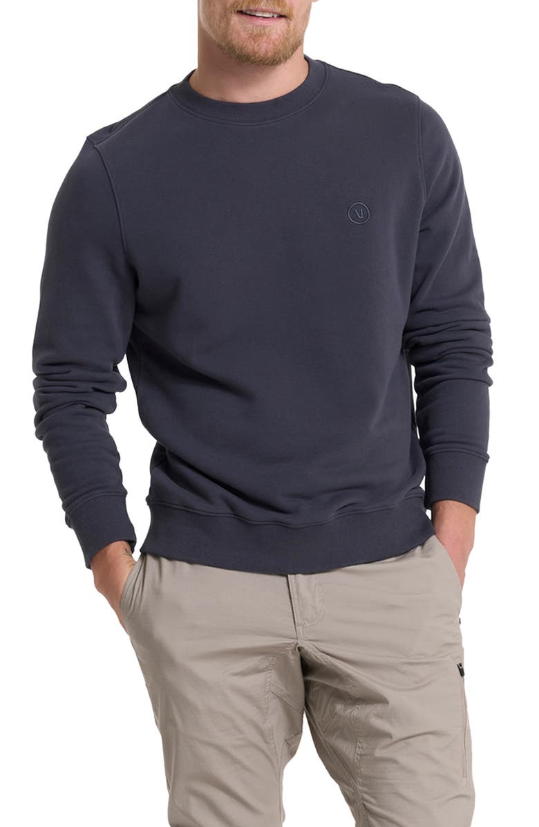 vuori Cypress Crewneck Sweatshirt, Main, color, CHARCOAL