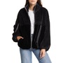 UGG® Marlene II Fleece Jacket, Main, color, BLACK