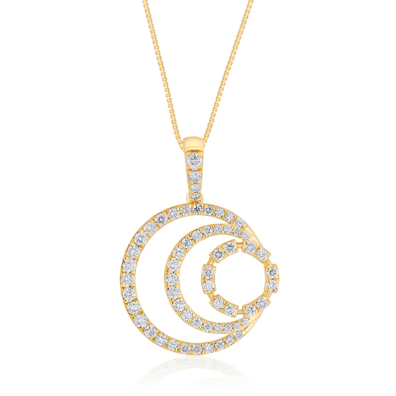 18K Gold Diamond Dainty Pen...