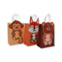 Animal paper bags with handles