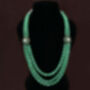 Stunning Green Beaded Necklace