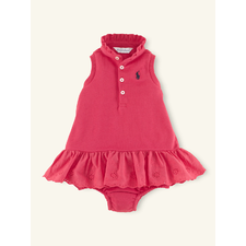 Sleeveless Mesh Dress - Dresses & Rompers   Layette Girl (Newborn–9M) - RalphLauren.com