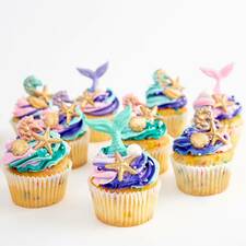Mermaid Fantasy Cupcakes