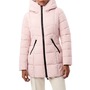 Hooded Water Resistant Puffer Jacket, Main, color, DESERT ROSE