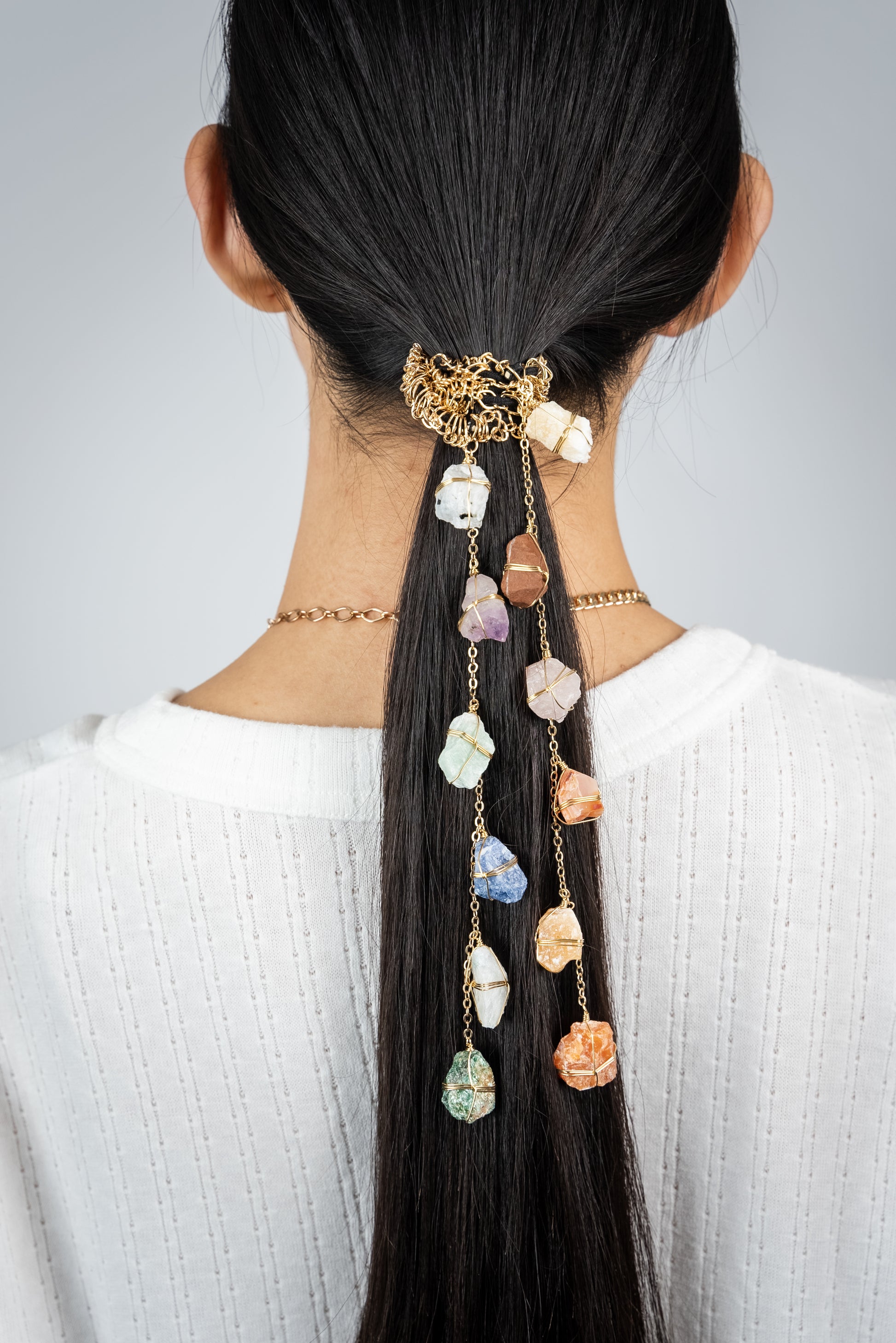 Dripping Stones Hair Tie