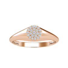 Cluster Engagement Ring | Eva-Gems