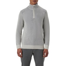 Quarter Zip Merino Wool Sweater, Main, color, STONE