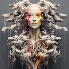 The Goddess of the Midst | Rare Digital Artwork | MakersPlace