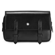 Montblanc Meisterstück Messenger Bag, Main, color, BLACK