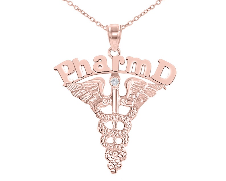 Gold PharmD Pendant