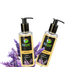 GoAyur Lavender Body Lotion for Dry Skin - 200ml