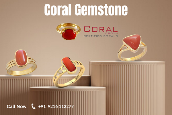 Coral Gemstone (Moonga Ston...