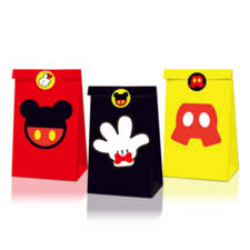 Mickey Mouse Paper Bag with Sticker