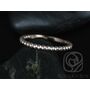 Ready to Ship 14kt Rose Gold Petite Buddha Beads Plain Wedding Band